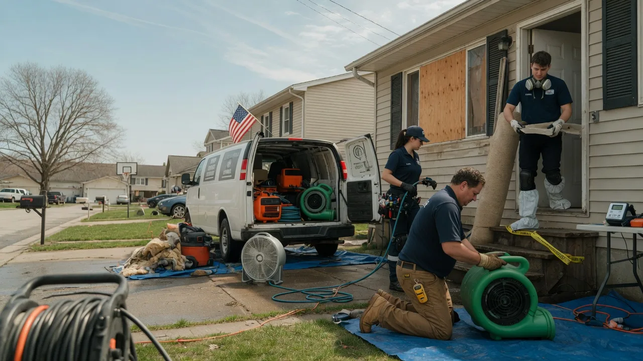 Water Damage Restoration in Thompsonville, IL near me